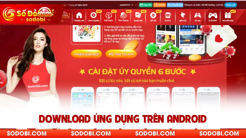 Download ứng dụng trên Android