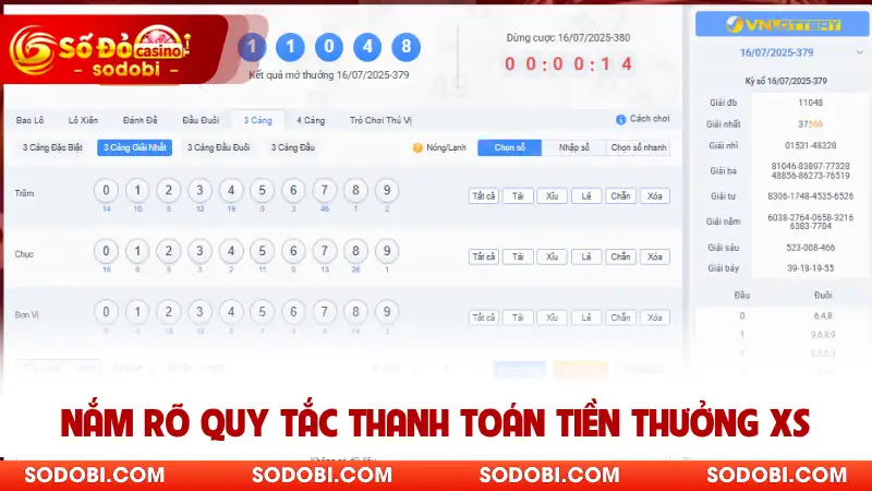 Nắm rõ quy tắc thanh toán tiền thưởng XS